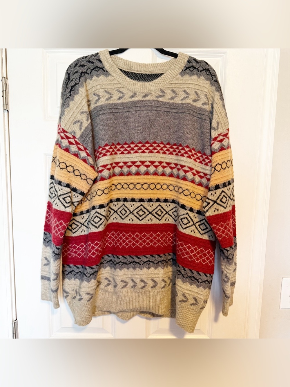 Vintage oversized cozy sweater